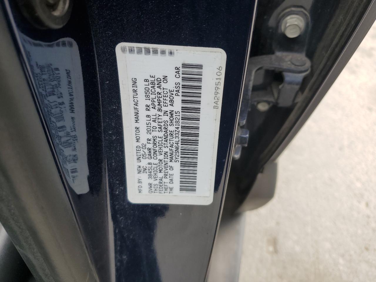 2003 Pontiac Vibe Gt VIN: 5Y2SN64L33Z418215 Lot: 57536775