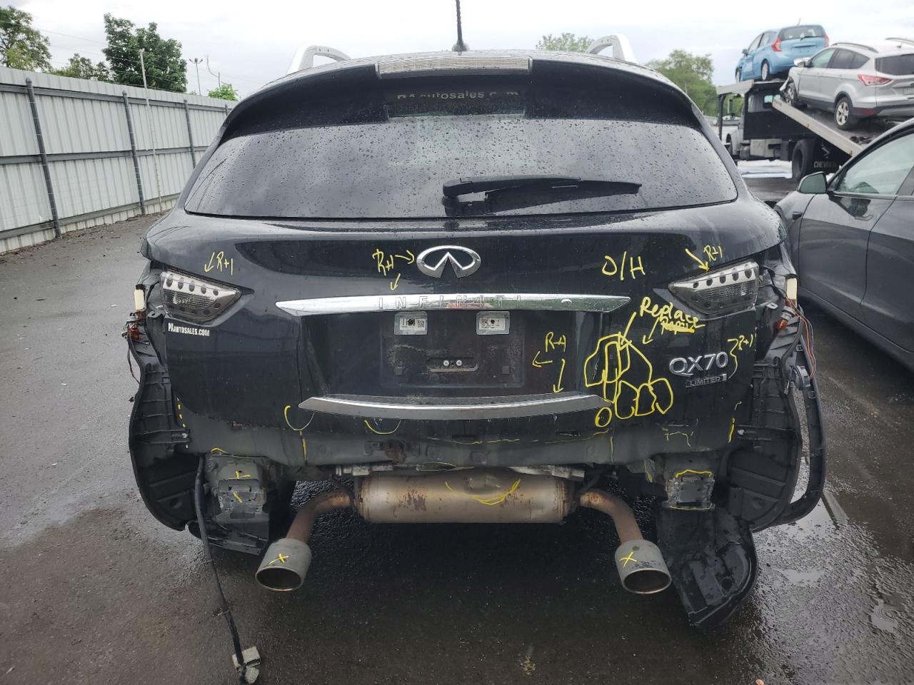 2017 Infiniti Qx70 VIN: JN8CS1MW6HM410984 Lot: 56167415