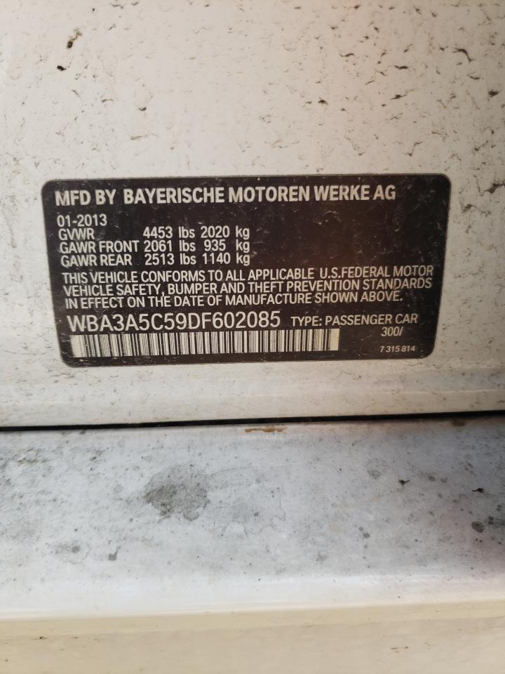 WBA3A5C59DF602085 2013 BMW 328 I