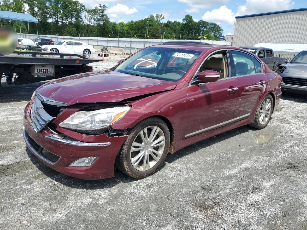 2012 Hyundai Genesis 4.6L VIN: KMHGC4DF6CU182212 Lot: 56451855