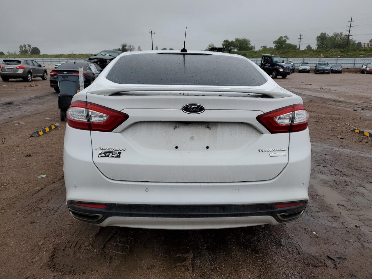 2016 Ford Fusion Titanium VIN: 3FA6P0K92GR380007 Lot: 58873895
