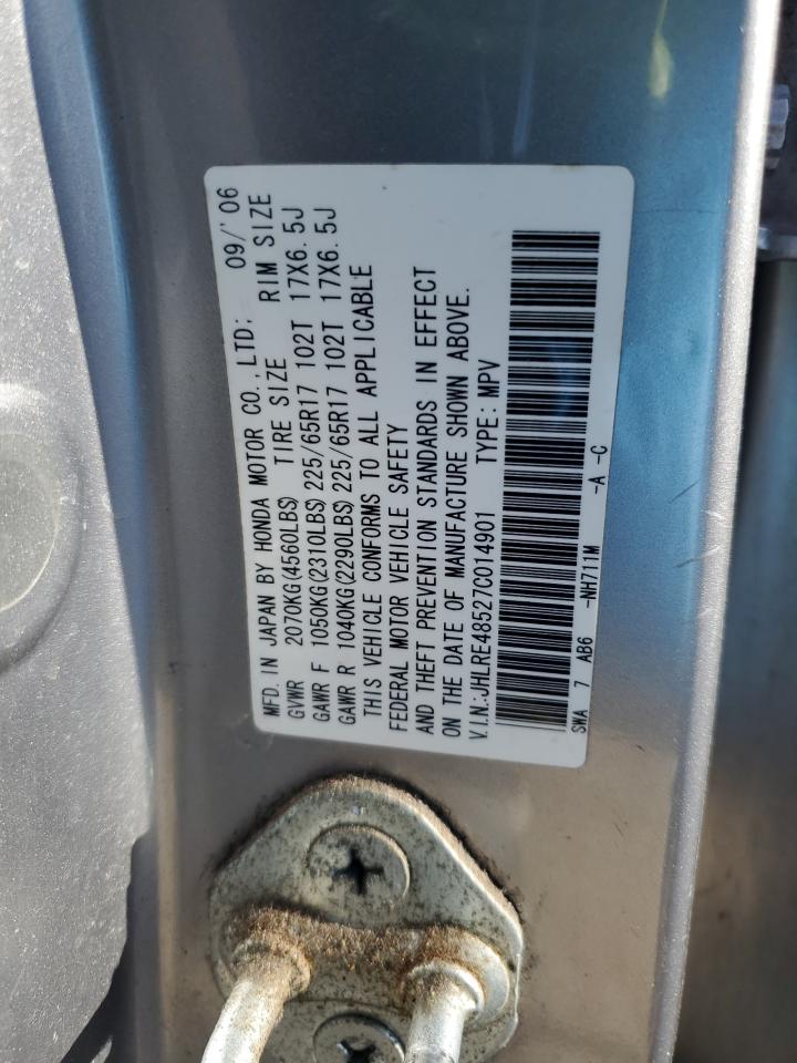 2007 Honda Cr-V Ex VIN: JHLRE48527C014901 Lot: 55360125