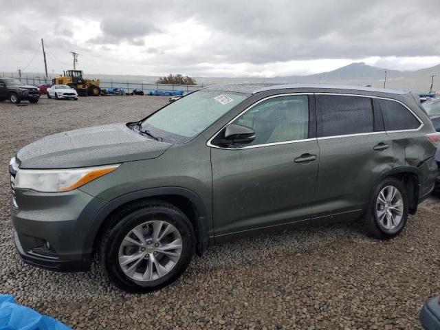  TOYOTA HIGHLANDER 2014 Zielony