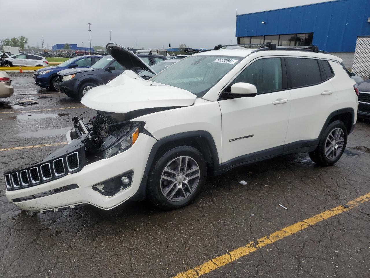 2018 Jeep Compass Latitude за продажба в Woodhaven, MI - Front End