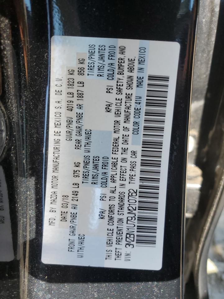 2018 Mazda 3 Sport VIN: 3MZBN1U79JM210762 Lot: 56114145