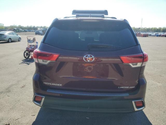  TOYOTA HIGHLANDER 2018 Burgundy