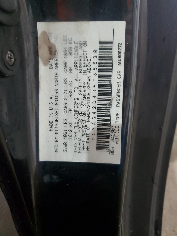 2003 Chrysler Sebring Lx VIN: 4C3AG42G43E185830 Lot: 55727655