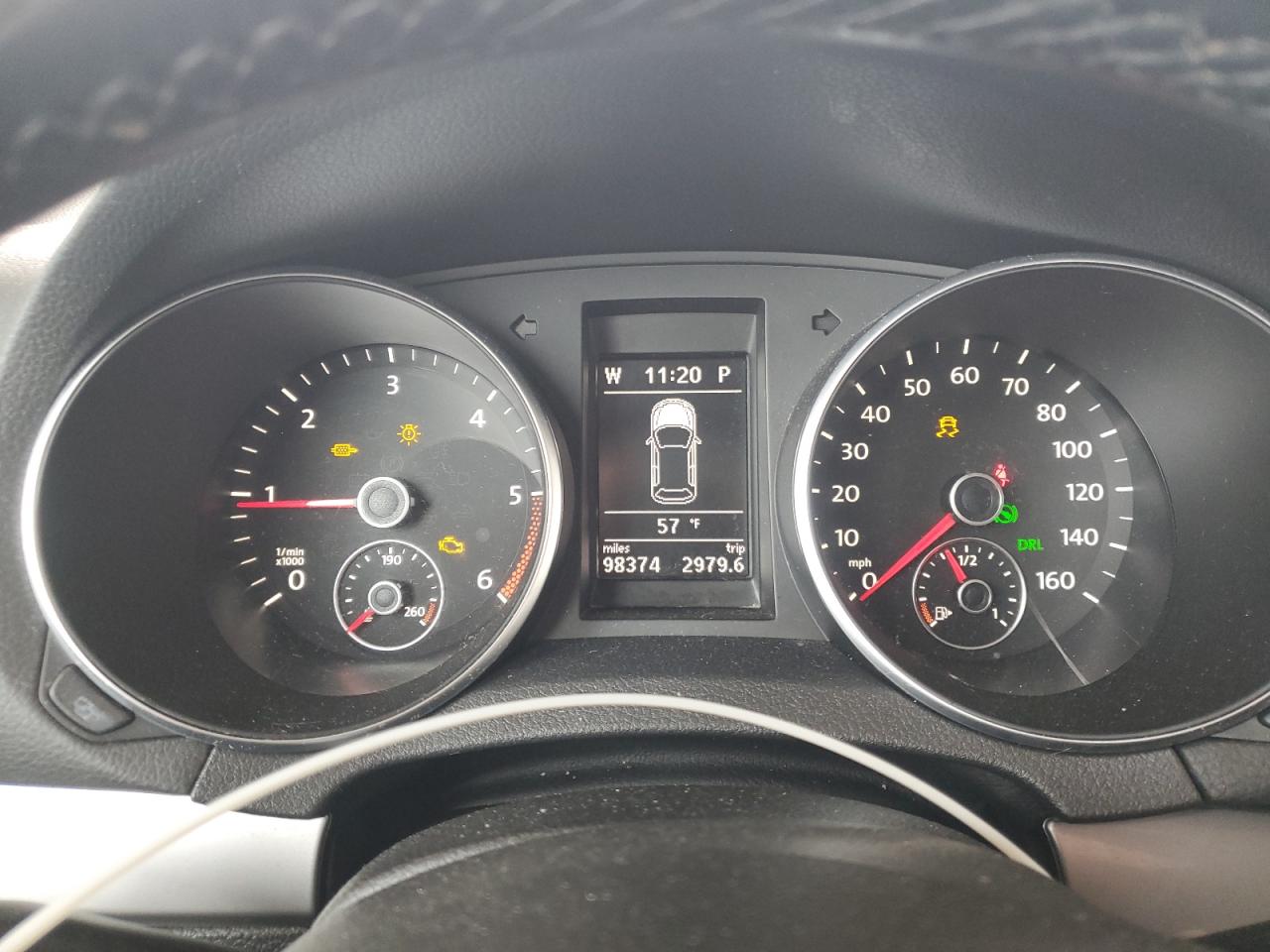 2011 Volkswagen Golf VIN: WVWDM7AJ6BW194734 Lot: 58244035