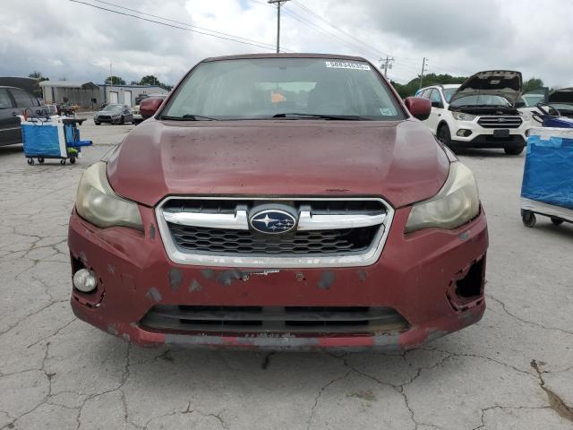  SUBARU IMPREZA 2012 Burgundy
