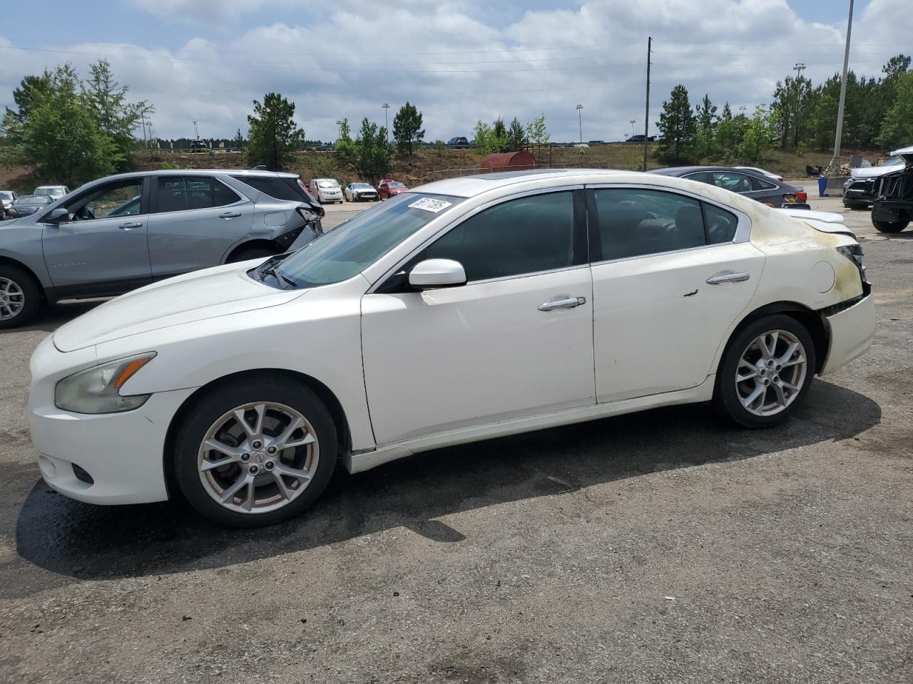 2012 NISSAN MAXIMA WHITE VIN: 1N4AA5AP6CC816911