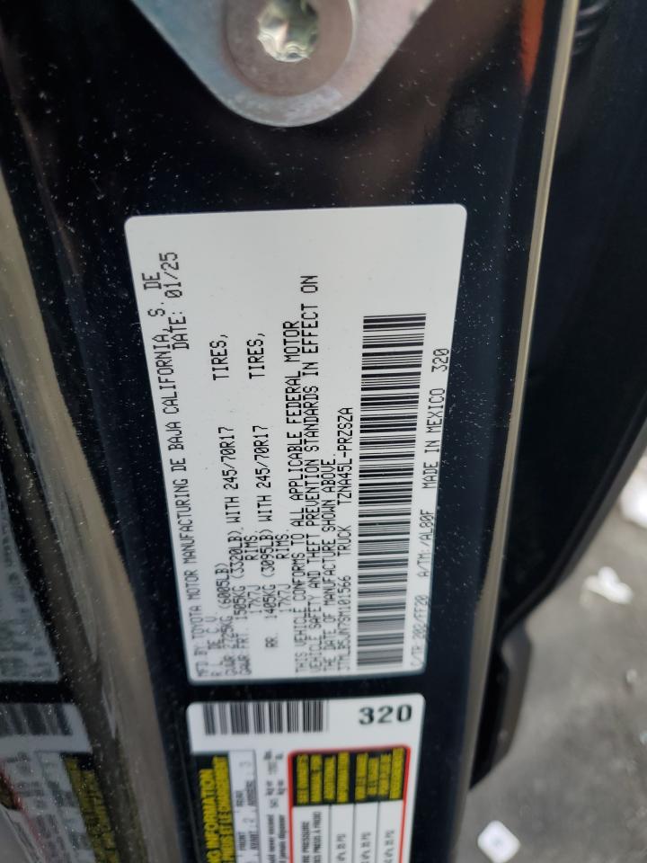 2025 Toyota Tacoma Double Cab VIN: 3TMLB5JN7SM101566 Lot: 55852235