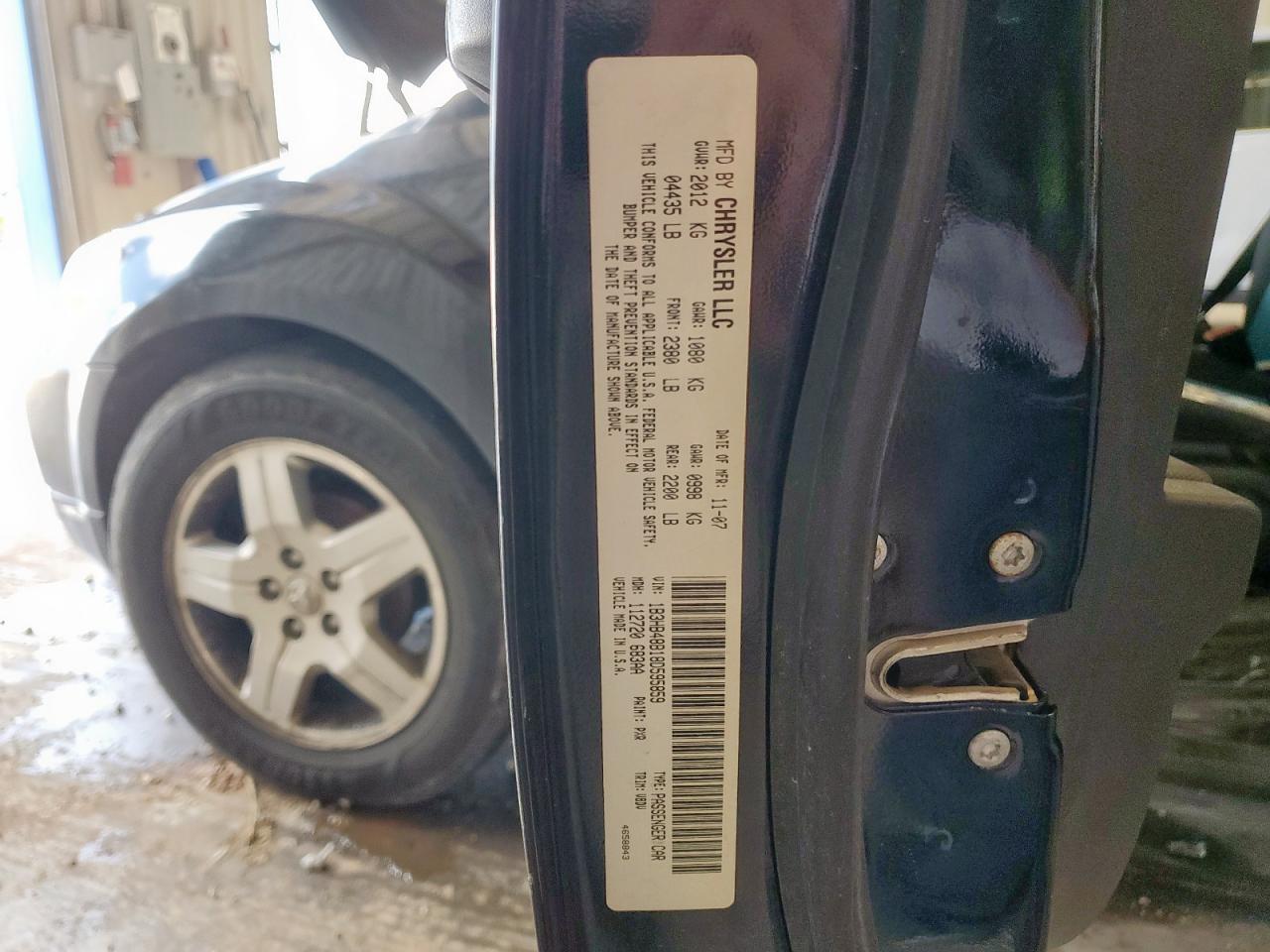 2008 Dodge Caliber Sxt VIN: 1B3HB48B18D595859 Lot: 58898685