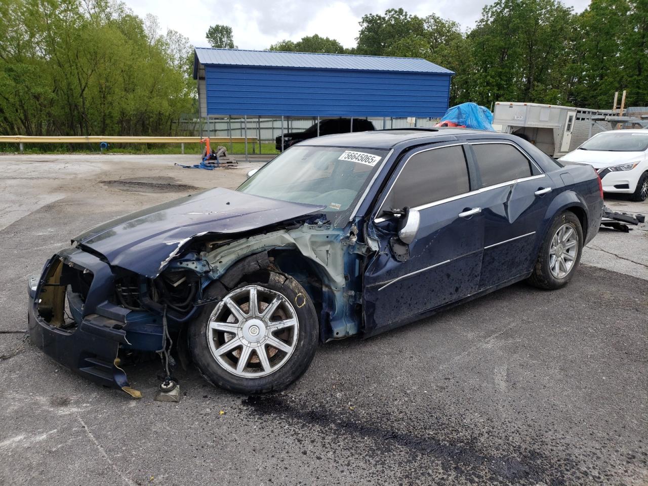 2006 Chrysler 300C blue sedan gas 2C3KA63H66H240561 photo #1