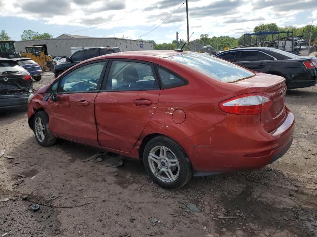  FORD FIESTA 2018 Czerwony
