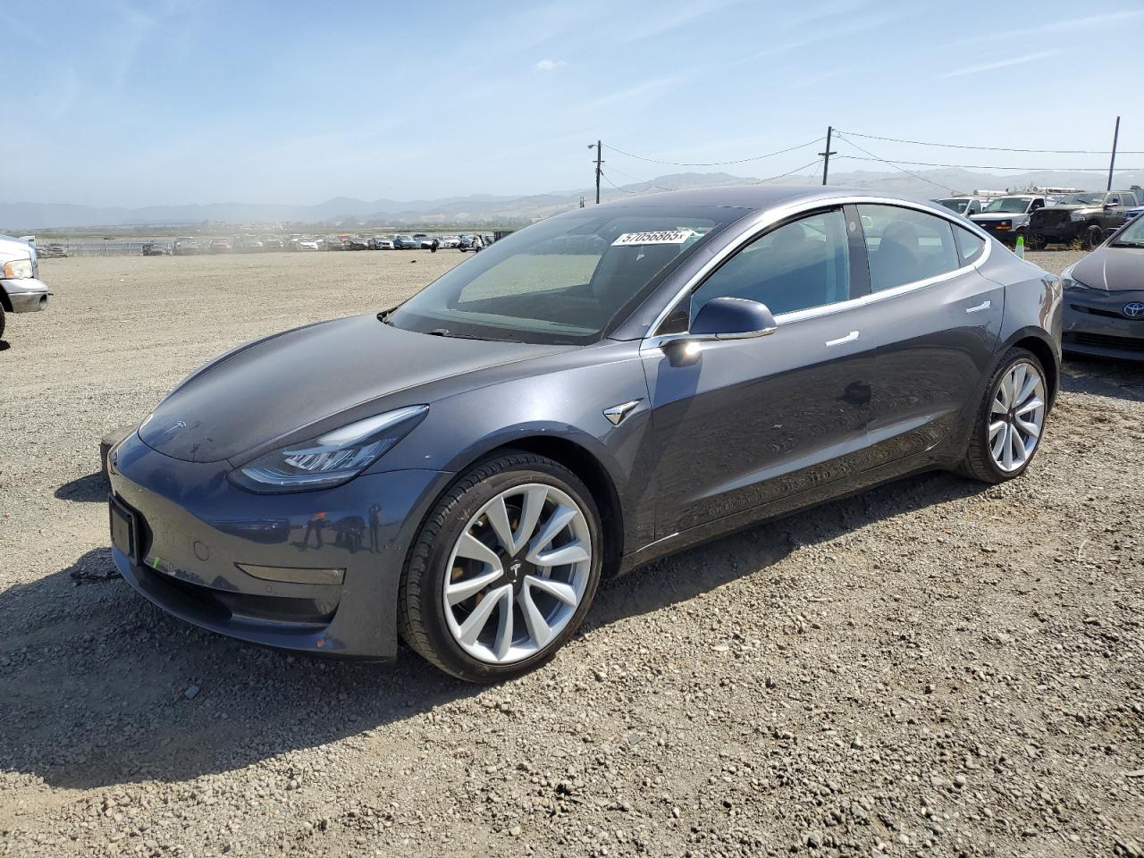 2018 Tesla Model 3 იყიდება American Canyon-ში, CA - Front End