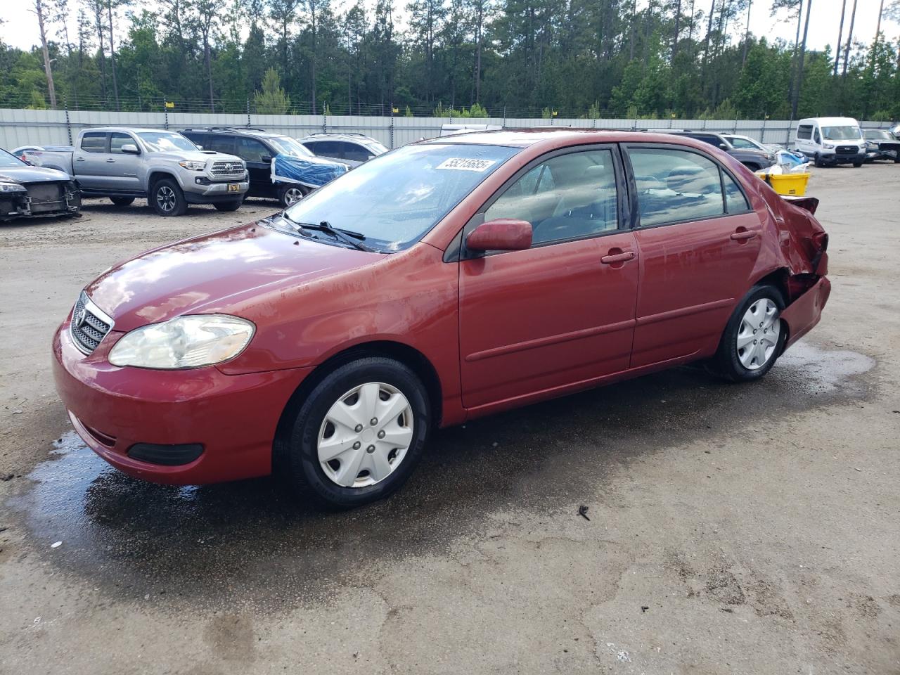 2007 Toyota Corolla Ce للبيع في Harleyville، SC - Rear End