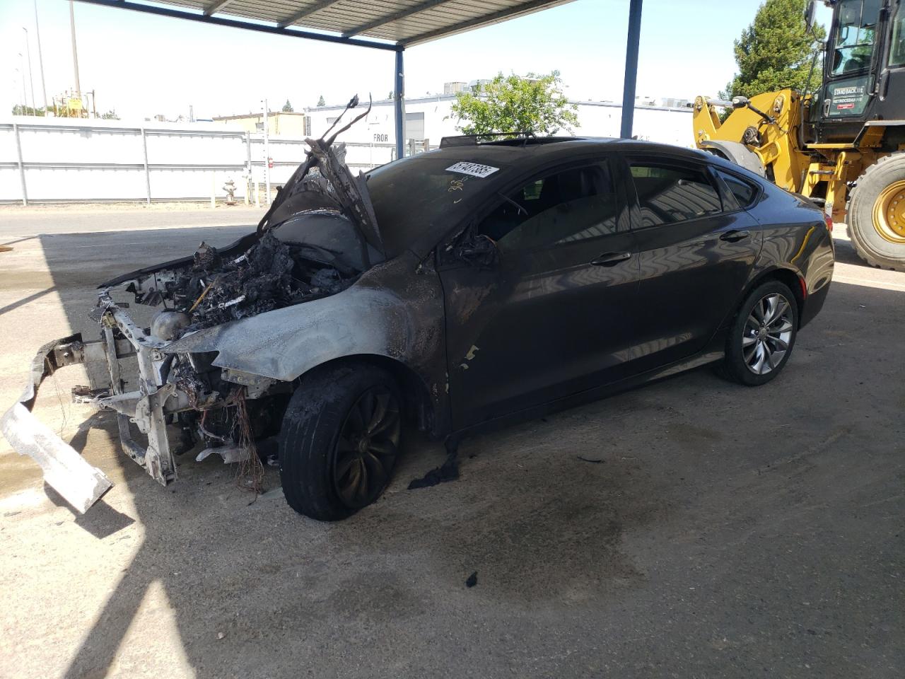 2016 Chrysler 200 S იყიდება Sacramento-ში, CA - Burn - Engine