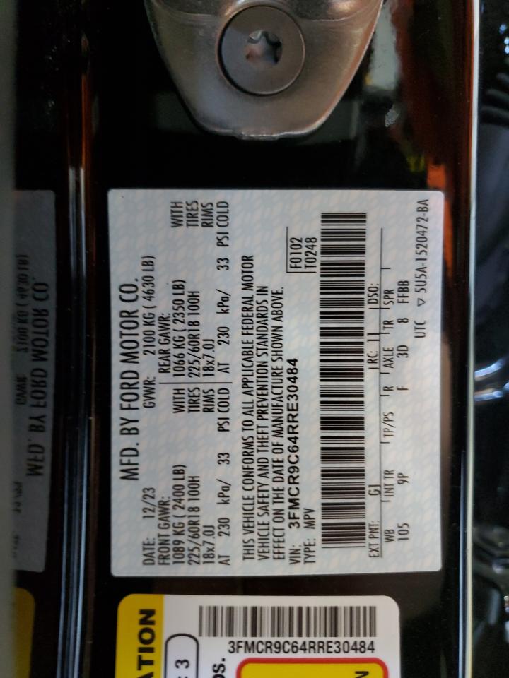 2024 Ford Bronco Sport Outer Banks VIN: 3FMCR9C64RRE30484 Lot: 56009475