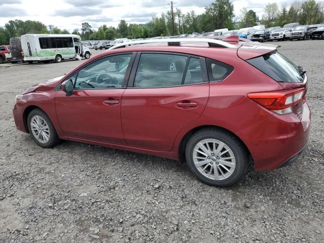  SUBARU IMPREZA 2017 Красный