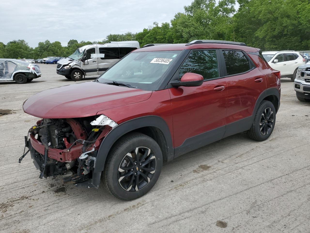 2022 Chevrolet Trailblazer Lt იყიდება Ellwood City-ში, PA - Undercarriage