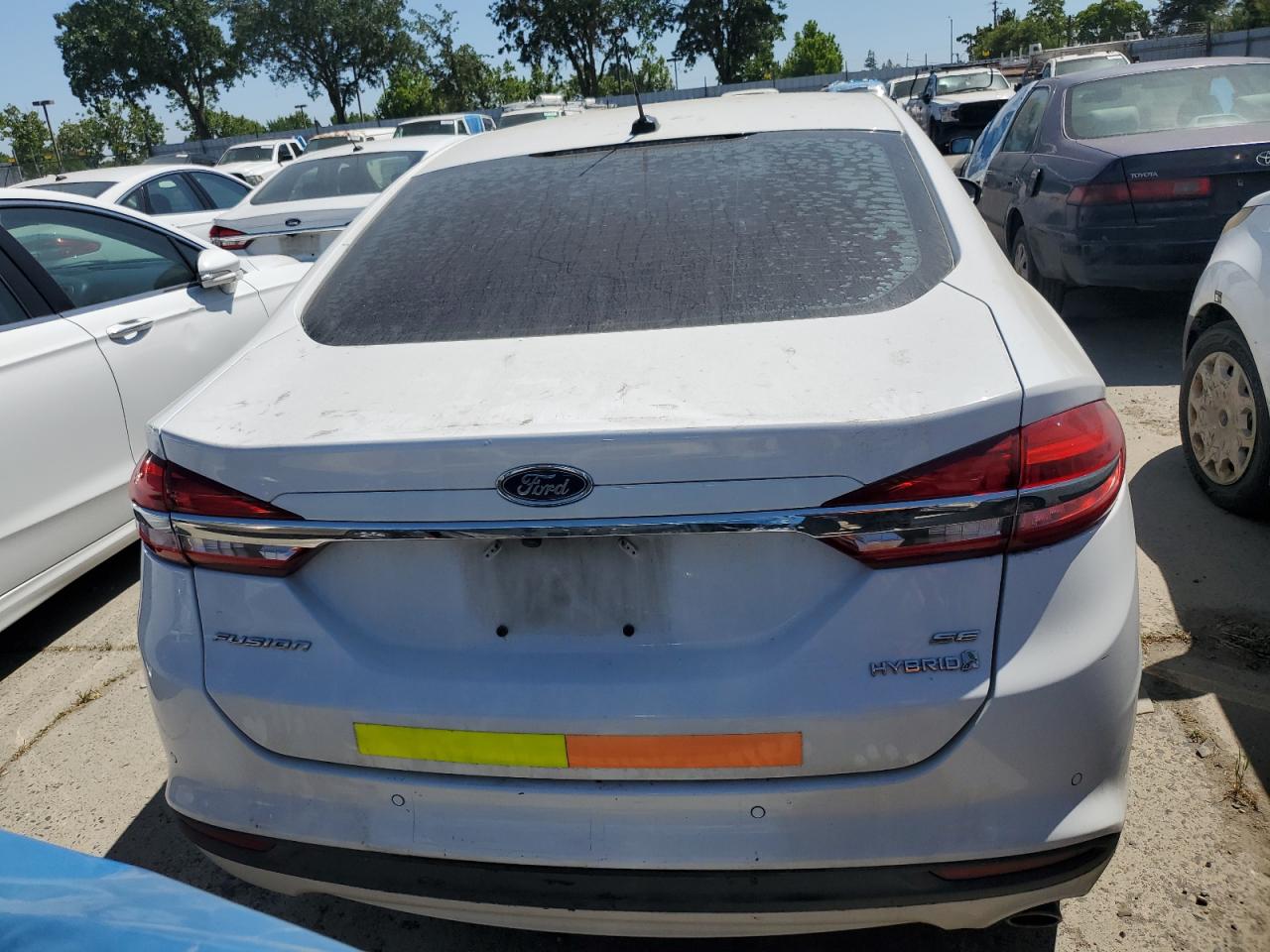 2018 Ford Fusion Se Hybrid VIN: 3FA6P0LU6JR278624 Lot: 54024425