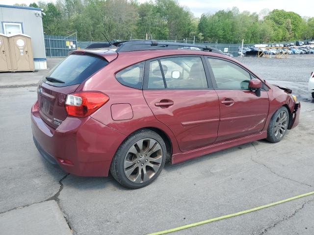  SUBARU IMPREZA 2014 Burgundy