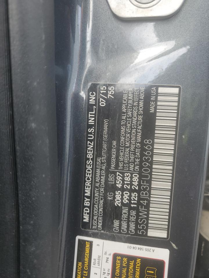 55SWF4JB3FU093668 2015 Mercedes-Benz C 300