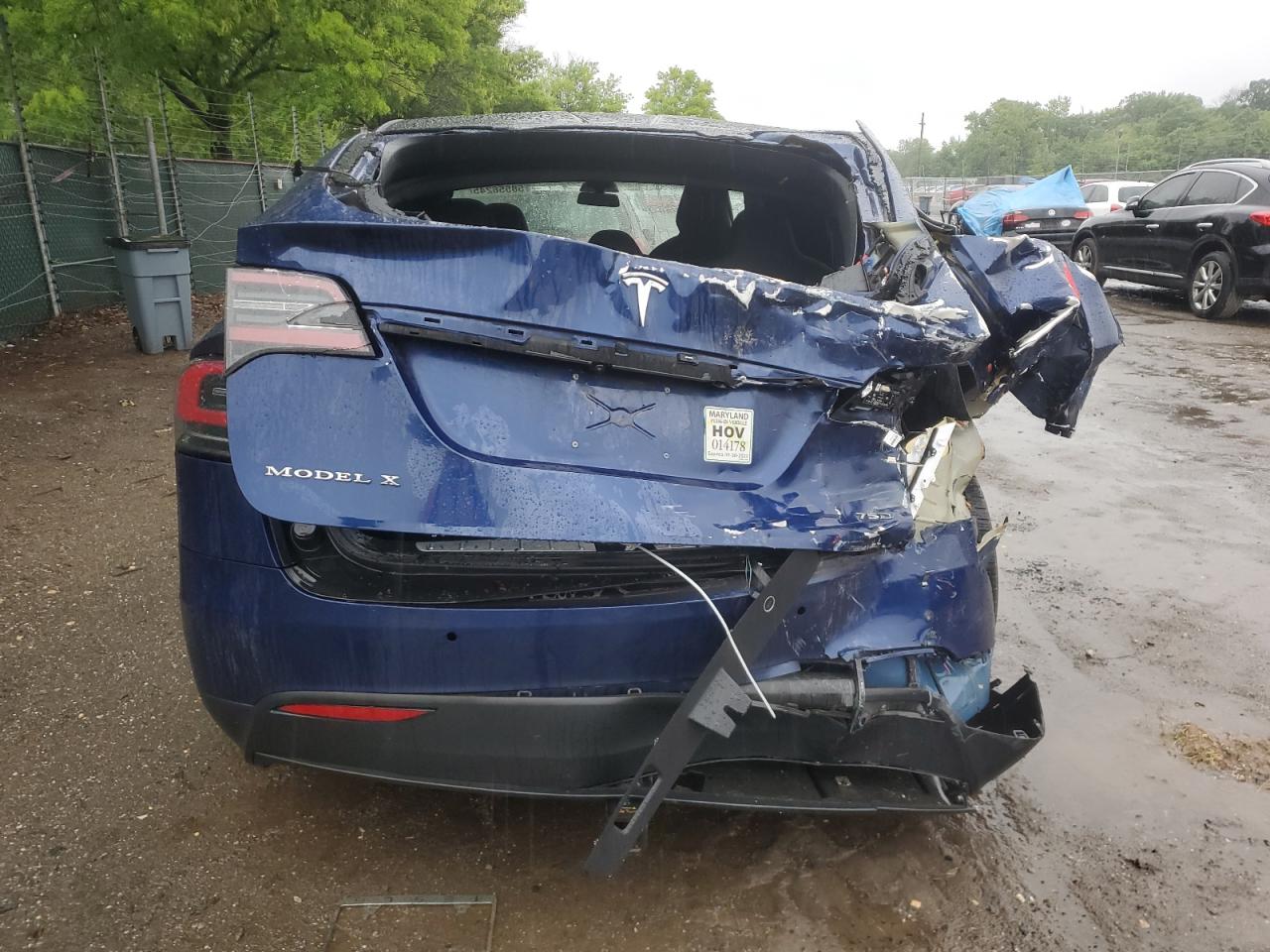 2017 Tesla Model X VIN: 5YJXCDE2XHF067404 Lot: 58556245