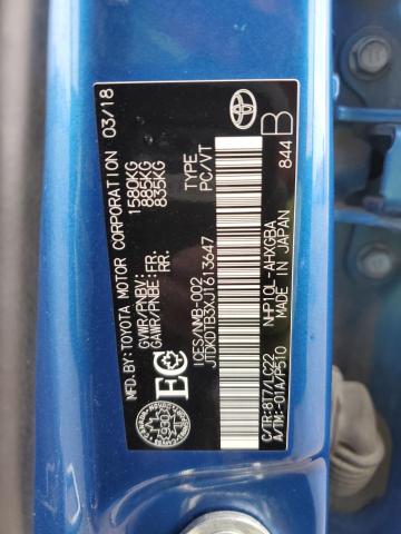 2018 TOYOTA PRIUS C 