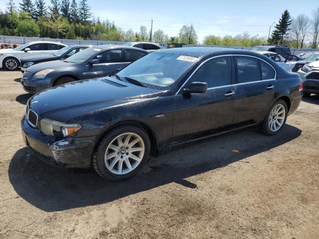2006 BMW 750 I for sale at Copart ON - TORONTO