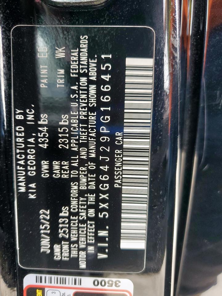 2023 Kia K5 Gt Line VIN: 5XXG64J29PG166451 Lot: 57417195