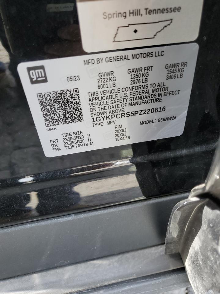 2023 Cadillac Xt6 Premium Luxury VIN: 1GYKPCRS5PZ220616 Lot: 56913725