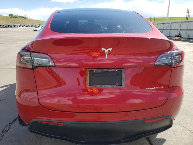  TESLA MODEL Y 2021 Червоний