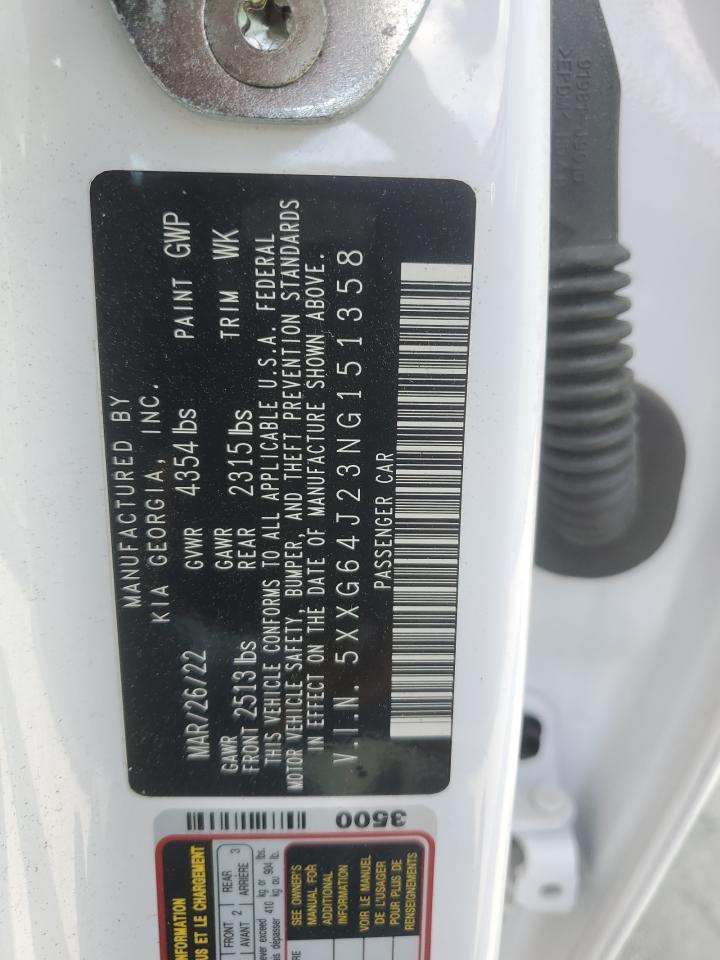 2022 Kia K5 Gt Line VIN: 5XXG64J23NG151358 Lot: 56297245