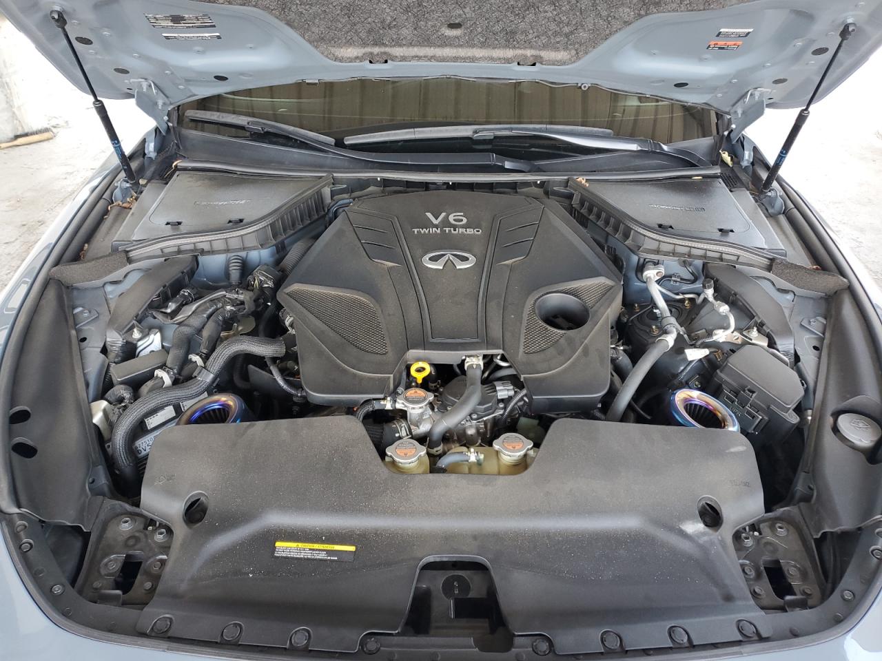 2021 Infiniti Q60 Red Sport 400 VIN: JN1FV7LKXMM530530 Lot: 57349955