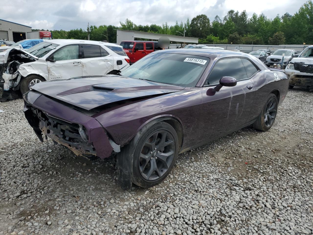 2020 Dodge Challenger Sxt იყიდება Memphis-ში, TN - Front End