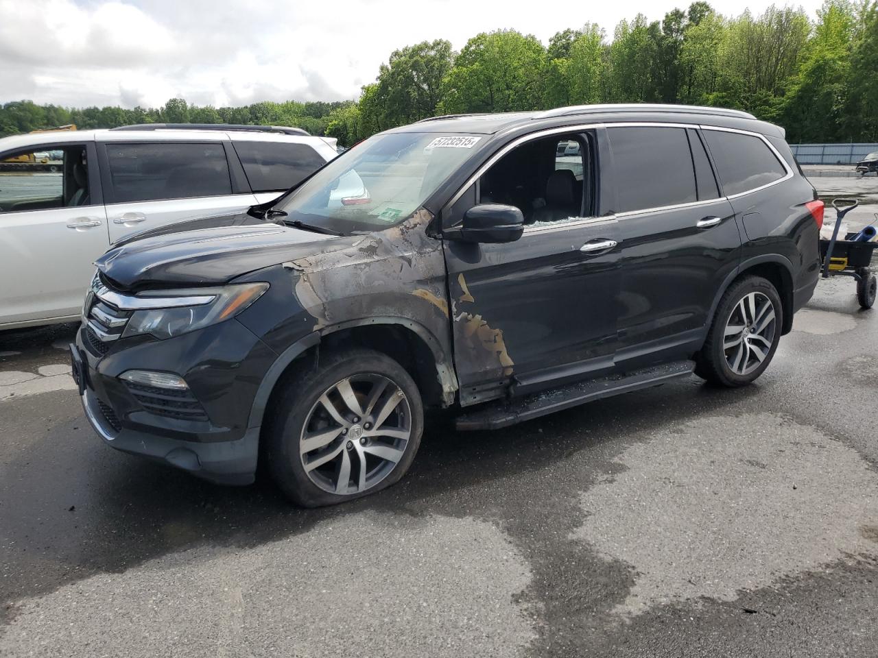 2016 Honda Pilot Touring na sprzedaż w Glassboro, NJ - Burn - Engine