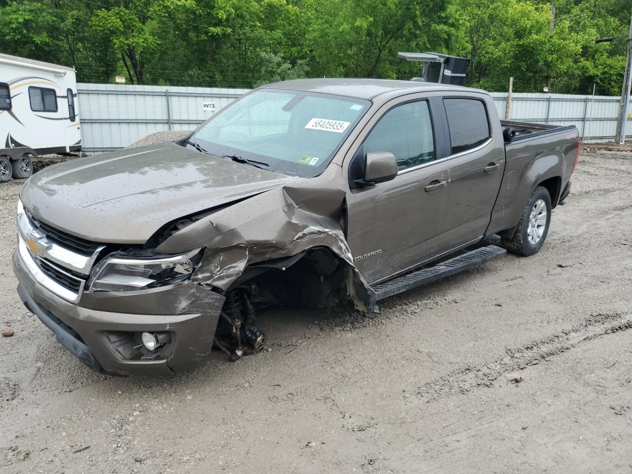 2016 Chevrolet Colorado Lt იყიდება Hurricane-ში, WV - Front End