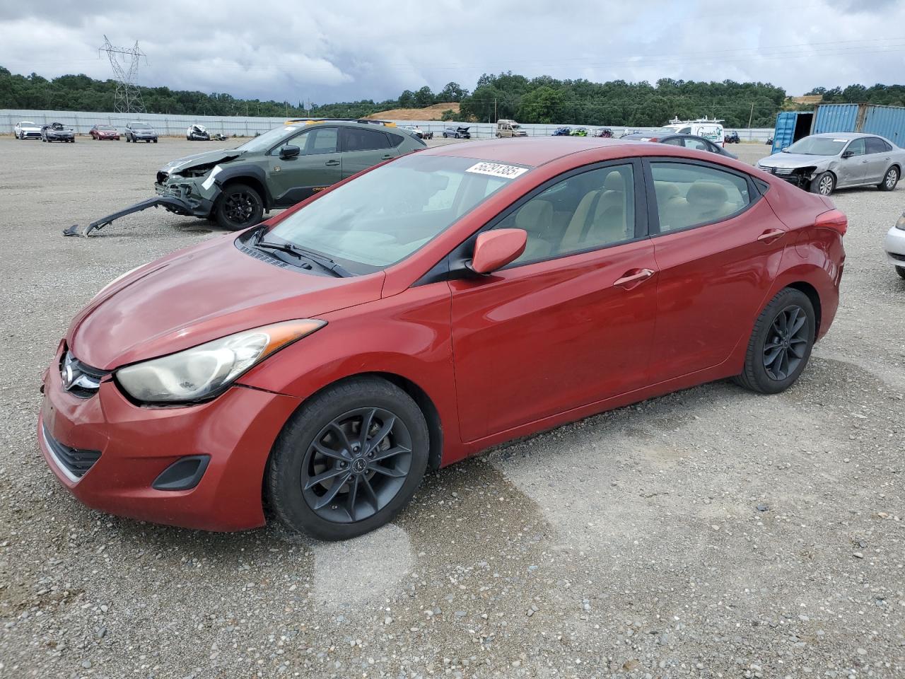 2011 Hyundai Elantra Gls на продаже в Anderson, CA - Front End