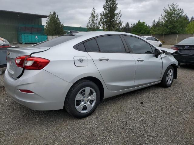  CHEVROLET CRUZE 2016 Srebrny