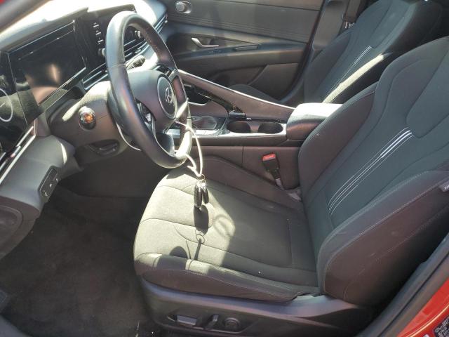  HYUNDAI ELANTRA 2021 Красный
