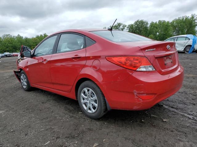 Sedans HYUNDAI ACCENT 2013 Red