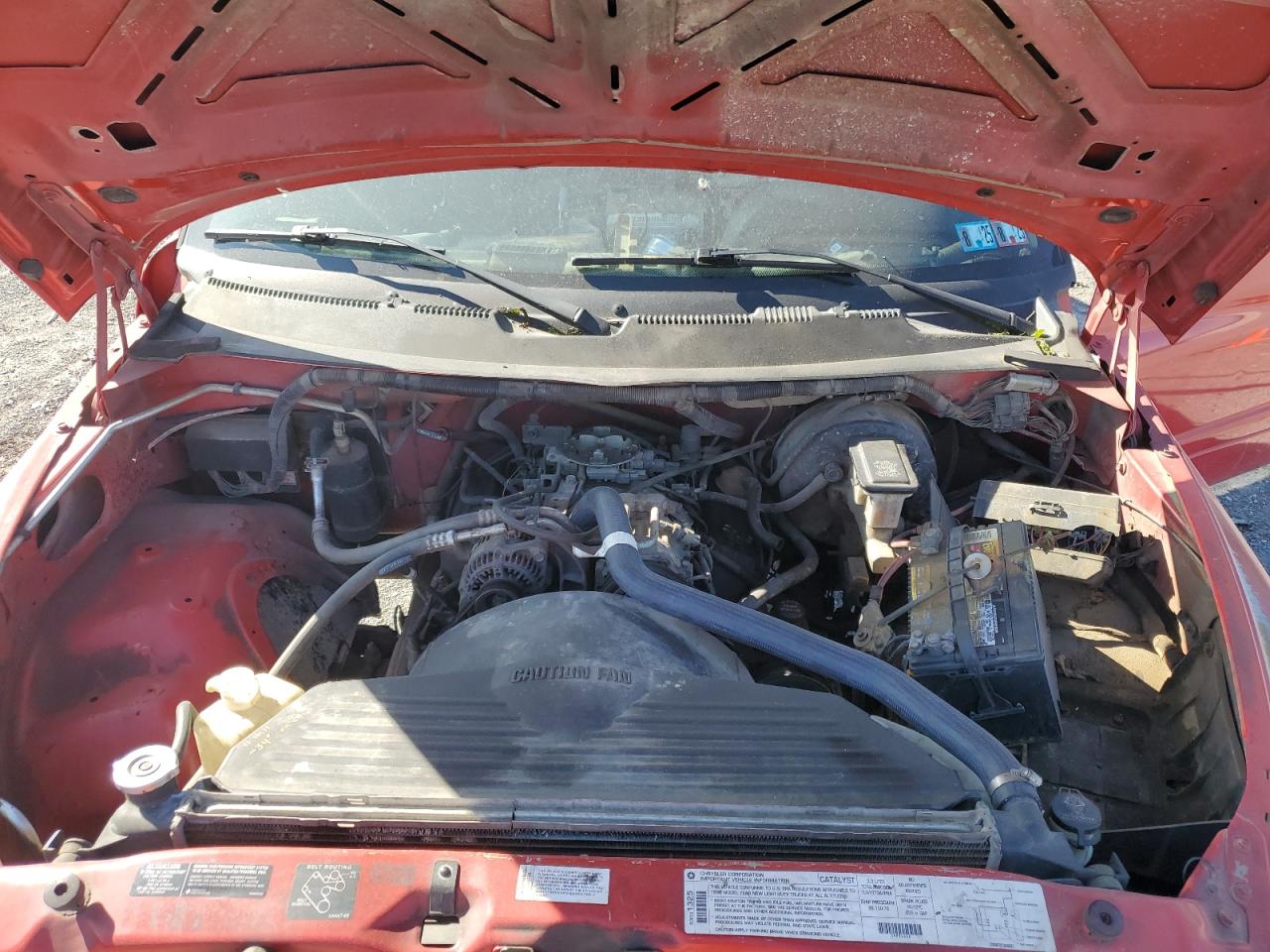 1996 Dodge Ram 1500 VIN: 1B7HC16X9TS639393 Lot: 57412695