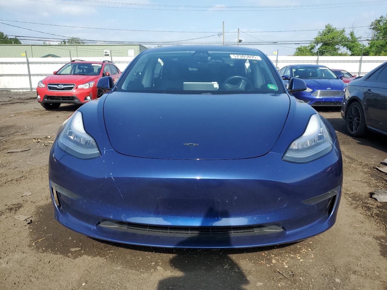 2019 Tesla Model 3 VIN: 5YJ3E1EB4KF191411 Lot: 57305895