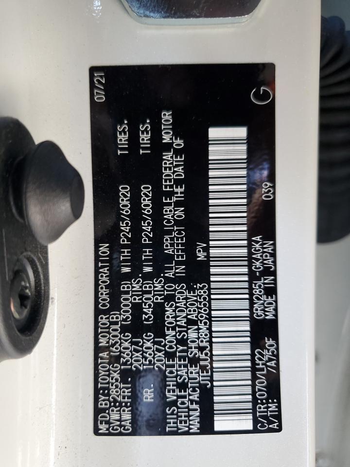 JTEJU5JR8M5965583 2021 Toyota 4Runner Night Shade