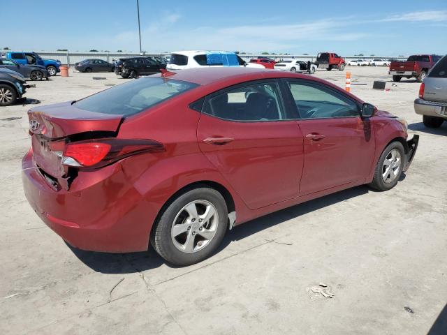 Sedans HYUNDAI ELANTRA 2015 Czerwony