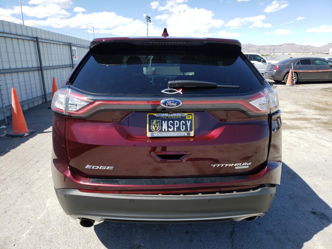 2017 Ford Edge Titanium VIN: 2FMPK3K95HBB69037 Lot: 57350005