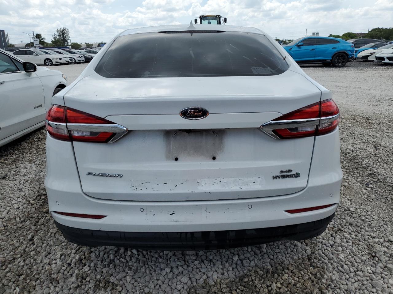 2019 Ford Fusion Se VIN: 3FA6P0LU9KR263990 Lot: 54025875