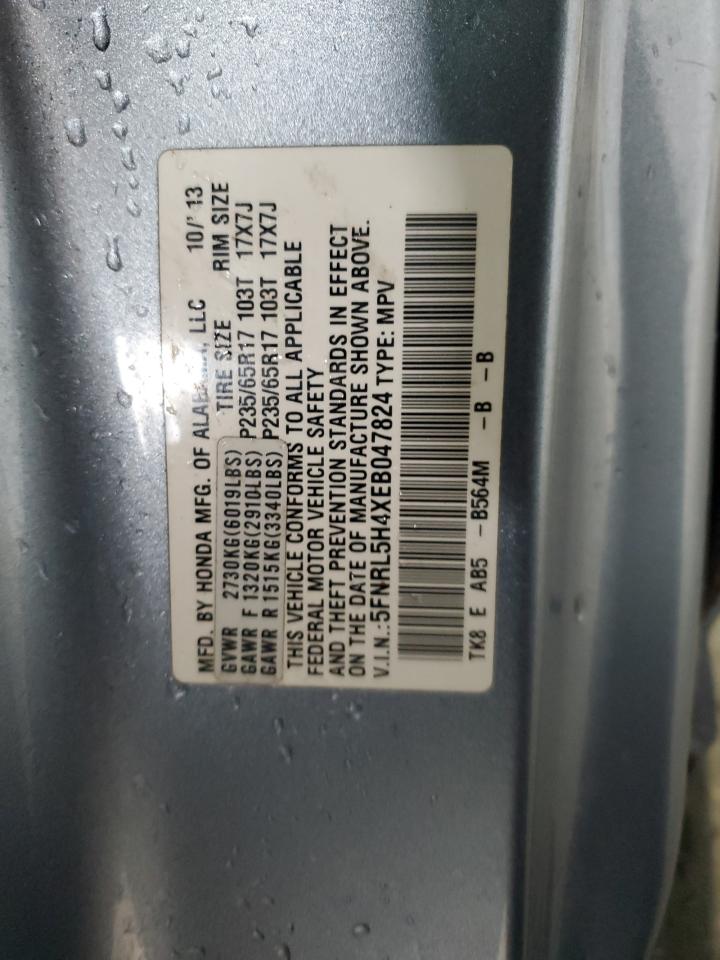 2014 Honda Odyssey Ex VIN: 5FNRL5H4XEB047824 Lot: 55829335