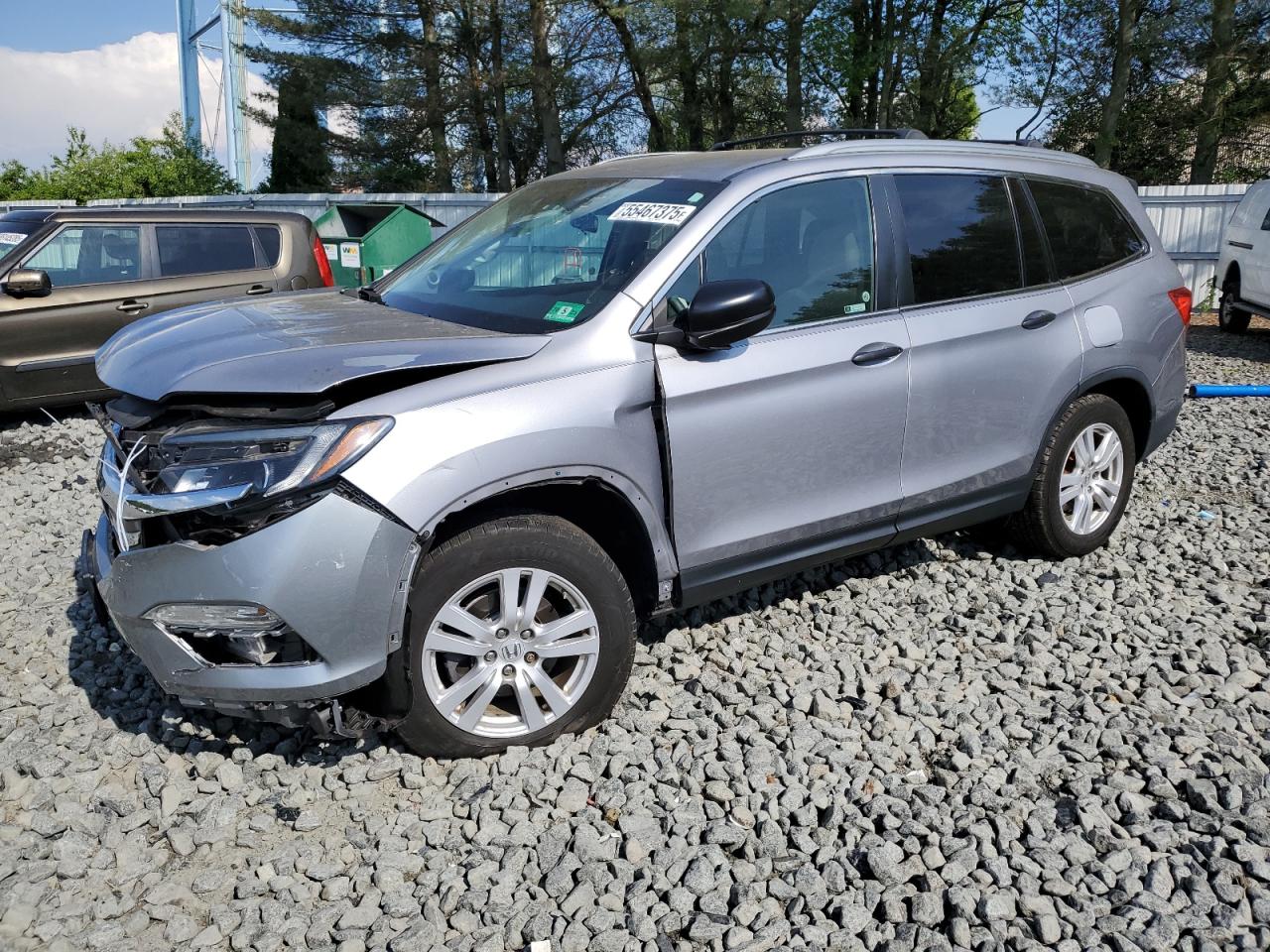 2018 Honda Pilot Lx للبيع في Windsor، NJ - Front End